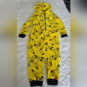 Kid's Size 5/6 Pikachu Onesie Pajama